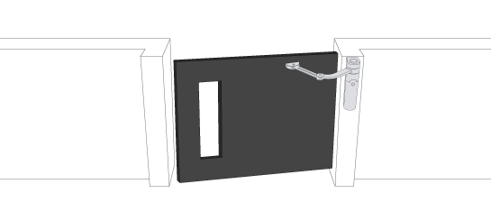 Schematic Swinging Gate