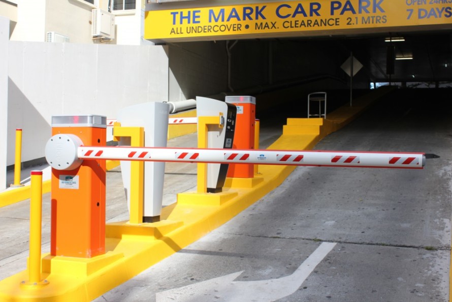 Boom Gate In Parking Station