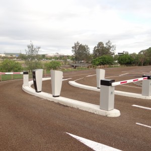 Carpark Entrance Way – Boom Gate System